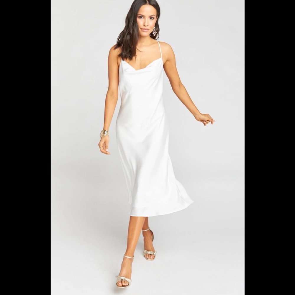 ShowMeYourMumu Verona Ivory Silk Slip Wedding Dress Small NWT
